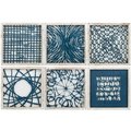 Propac Images Propac Images 8426 Blue Natural Element Wall Art - Pack of 6 8426